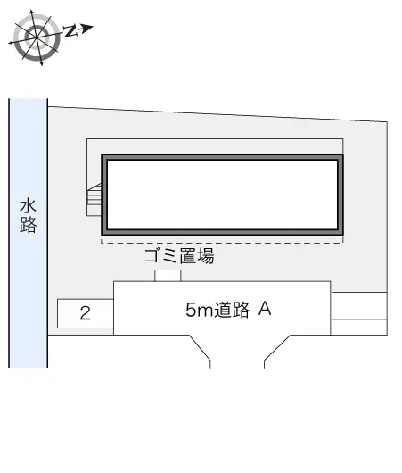 ★手数料０円★小平市小川町２丁目　月極駐車場（LP）